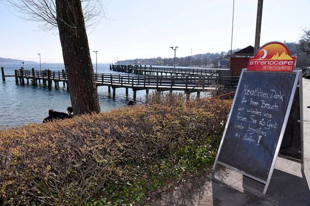 Sunday at Lake Starnberg during the exit restrictions due to the corona crisis Starnberg, 05 04 2020 Foto:xS.xAdamx xFuturexImage