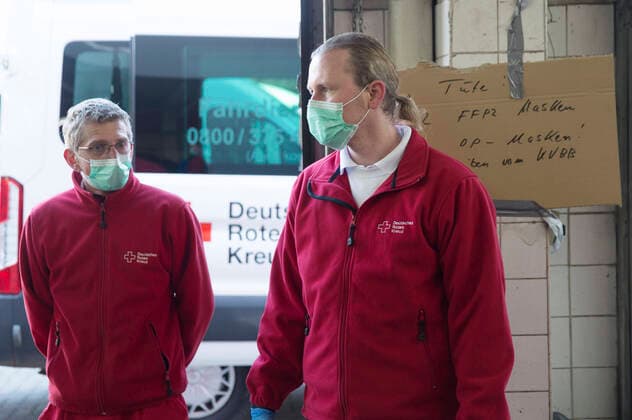 KVBB distributes medical protective equipment to doctors in the state of Brandenburg with the help of the DRK Potsdam, 06 04 2020 Foto:xF.xBungertx xFuturexImage