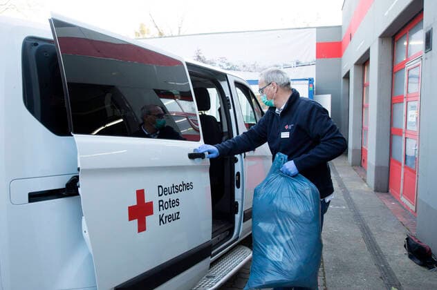 KVBB distributes medical protective equipment to doctors in the state of Brandenburg with the help of the DRK Potsdam, 06 04 2020 Foto:xF.xBungertx xFuturexImage