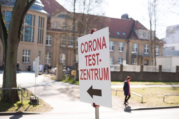 The Corona Test Center of the University Hospital in Rostock ROSTOCK Copyright: FrankxHormannx xnordlicht
