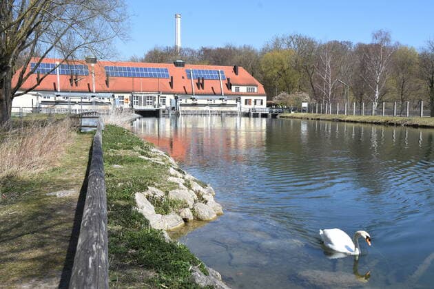 Thalkirchen Isarwerk 2 Munich 06 04 20 Munich