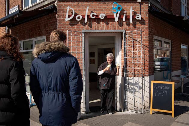Spring and Easter holidays will be taken in full at Dolce Vita at Troejborg in Aarhus on Monday, April 6, 2020, Aarhus Denmark,  Copyright: BoxAmstrup BoxAmstrupx cop109 spdk20200406-181014-L