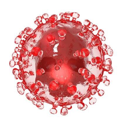 Artistic 3D illustration of the coronavirus sars cov 2 1044005314