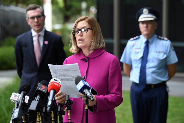 GLADYS BEREJIKLIAN CORONAVIRUS PRESSER, NSW Chief Health Officer Dr Kerry Chant speaks to the media during a press conference in Sydney, Tuesday, April 7, 2020.The NSW government has urged young people to take the COVID-19 pandemic seriously, revealing more than a quarter of the state s coronavirus cases are in people under 29. ( NO ARCHIVING, EDITORIAL USE ONLY, NO USE IN BOOKS WITHOUT CONSENT SYDNEY NSW AUSTRALIA  Copyright: xJOELxCARRETTx 20200407001462103475