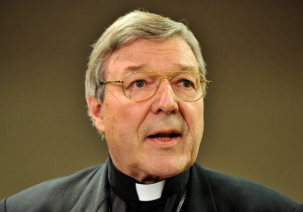 GEORGE PELL ABUSE PRESSER, Cardinal George Pell answers a question at a press conference where he addressed claims he tried to conceal the history of a priest accused of sexual abuse, in Sydney on Tuesday, July 8, 2008. ( NO ARCHIVING, EDITORIAL USE ONLY, NO USE IN BOOKS WITHOUT CONSENT SYDNEY NSW AUSTRALIA  Copyright: xPAULxMILLERx 20080708000104905614