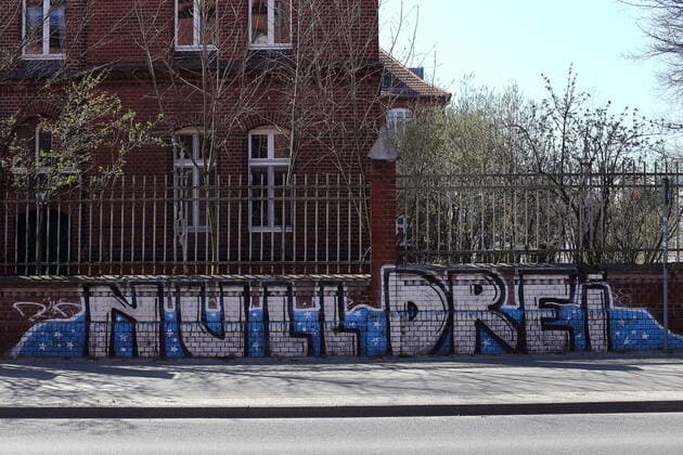 Zero Three graffiti in Potsdam, 6 April 2020 SV Babelsberg 03