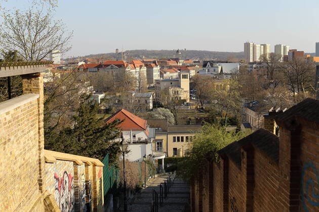 View from Mühlenberg over Potsdam, 6 April 2020 Mühlenberg