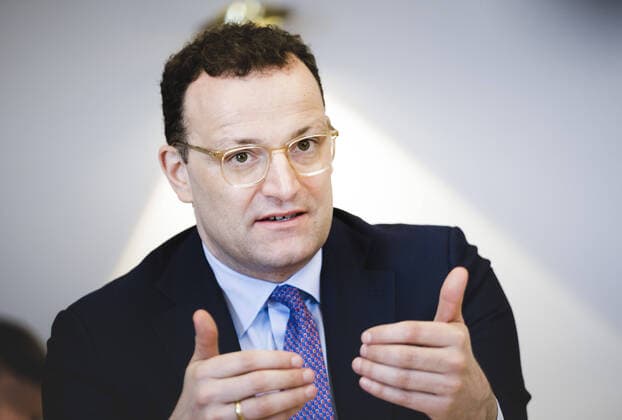 Federal Health Minister Jens Spahn CDU during a cabinet meeting at the State Ministry of Baden Wuerttemberg in Stuttgart on 07 04 2020 Stuttgart Germany Copyright: xXanderxHeinl photothek.netx