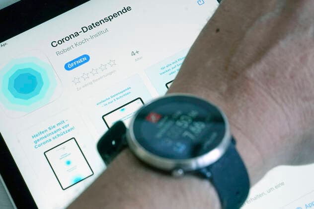 Corona Data Donation App of the Robert Koch Institute for data collection in the context of the corona crisis in Germany Foto:xJ.xKrickx xFuturexImage