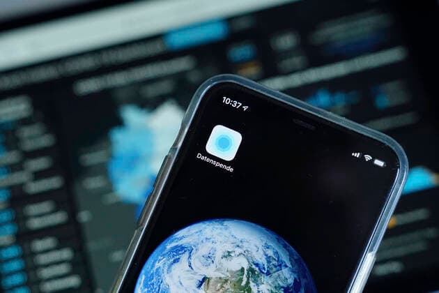 Corona Data Donation App of the Robert Koch Institute for data collection in the context of the corona crisis in Germany Foto:xJ.xKrickx xFuturexImage