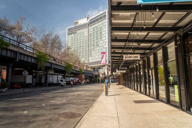 New York during the COVID-19 pandemic Quiet streets in the Meatpacking District in New York on Monday, April 7, 2020. (  RichardxB.xLevine