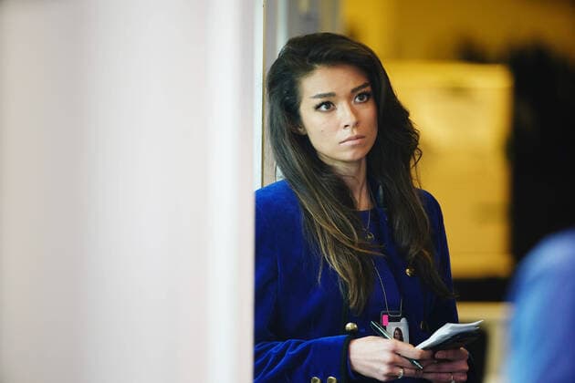 April 7, 2020, Washington, District of Columbia, USA: One America News (OAN) corespondant Chanel Rion listens as United States President Donald J. Trump, joined by members of the Coronavirus Task Force, delivers remarks on the COVID-19 pandemic in the James S. Brady Press Briefing Room of the White House in Washington, DC, USA, 07 April 2020 Washington USA - ZUMAs152 20200407_zaa_s152_065 Copyright: xJimxLoscalzox