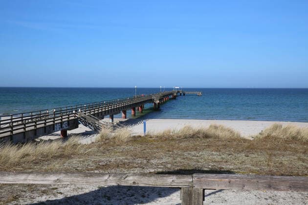 Nothing goes more at the sea View on Tuesday 07 04 2020 of the almost empty Baltic resort of Prerow County Vorpommern Rügen The town currently provides a foretaste of the upcoming Easter weekend According to a regulation of the local government, locals will no longer be allowed to take long walks on the beach