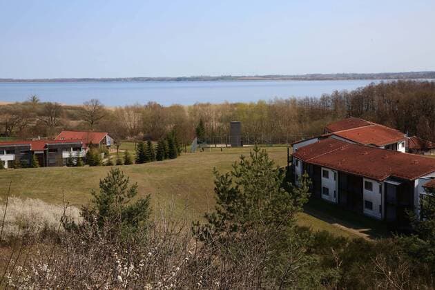 Hardly anything going on at Kummerower See View on Wednesday 08 04 2020 of the village Salem district Mecklenburgische Seenplatte in the Mecklenburger Schweiz at Kummerower See The village currently provides a foretaste o