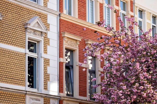 Because of the corona virus, the city of Bonn blocks the cherry blossom for visitors Bonn, 08 04 2020 Foto:xC.xHardtx xFuturexImage