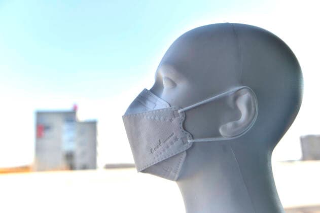 Respilon company presents new project during the briefing in Czech Technology Park, where company plans manufacturing lines capable of producing 100,000 nanoparticle respirators and face masks capable of protecting against the novel coronavirus, in Brno, Czech Republic, April 8, 2020. (CTKxPhoto VaclavxSalek) CTKPhotoP202004080521001 sal 13