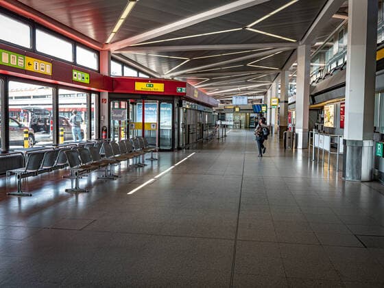 Berlin Reinickendorf OT Tegel, Airport Berlin Tegel TXL, empty during Covid 19 Corona Berlin