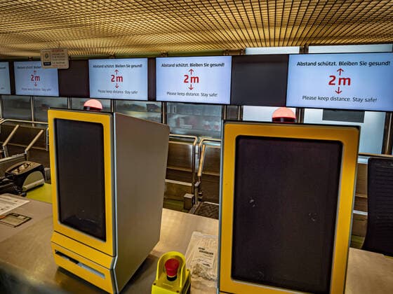 Berlin Reinickendorf OT Tegel, Airport Berlin Tegel TXL, empty during Covid 19 Corona Berlin