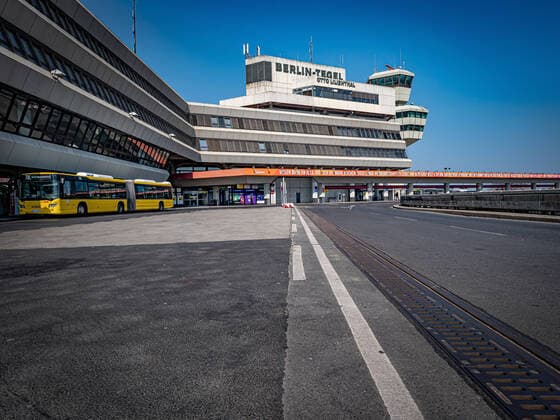 Berlin Reinickendorf OT Tegel, Airport Berlin Tegel TXL, empty during Covid 19 Corona Berlin