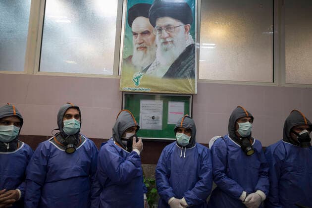 April 8, 2020, Tehran, Iran: A picture taken on 08 April 2020, shows a view of Tehran cemetery mortuary that morticians wash and prepare the dead bodies of the new coronavirus (COVID-19) victims to burial at Behesht-e Zahra Cemetery in southern Tehran, Iran. Media reported that Iran is one of the most affected by pandemic COVID-19 disease caused by the SARS-CoV-2 coronavirus. The trajectory of coronavirus infections in Iran appears to have started a gradual downward trend, the government said, but it warned the disease is far from being under control. According to the latest reports by the Iranian Ministry of Health, over 3,900 people have died from the coronavirus infection throughout the country. Tehran Iran - ZUMAf146 20200408_zip_f146_089 Copyright: xRouzbehxFouladix