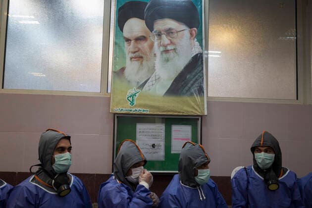 April 8, 2020, Tehran, Iran: A picture taken on 08 April 2020, shows a view of Tehran cemetery mortuary that morticians wash and prepare the dead bodies of the new coronavirus (COVID-19) victims to burial at Behesht-e Zahra Cemetery in southern Tehran, Iran. Media reported that Iran is one of the most affected by pandemic COVID-19 disease caused by the SARS-CoV-2 coronavirus. The trajectory of coronavirus infections in Iran appears to have started a gradual downward trend, the government said, but it warned the disease is far from being under control. According to the latest reports by the Iranian Ministry of Health, over 3,900 people have died from the coronavirus infection throughout the country. Tehran Iran - ZUMAf146 20200408_zip_f146_095 Copyright: xRouzbehxFouladix