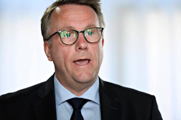 Tax Minister Morten Boedskov S, together with the Minister of Finance, the Minister of Business and the Minister of Employment, will hold a press conference in the Ministry of Finance on Thursday, April 9, 2020 At the press conference, an update will be given on the Danish economy during the corona eruption and a status on the relief packages, Copenhagen Denmark,  Copyright: PhilipxDavali PhilipxDavalix cop105 spdk20200409-124752-L