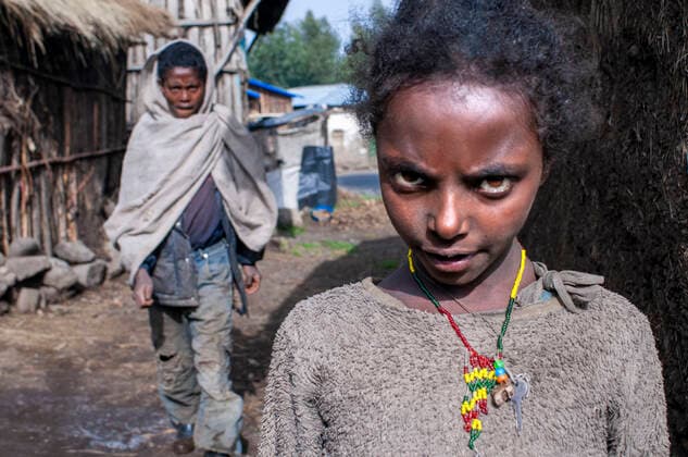 July 26, 2012, Ethiopia: Local people and Farmland and village houses in the mountain, Amhara Region, Ethiopia Ethiopia - ZUMAr133 20120726_zap_r133_042 Copyright: xSergixReboredox
