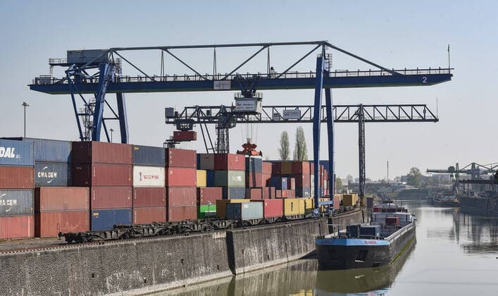 xblx, container in the east port, emwirt Frankfurt am Main