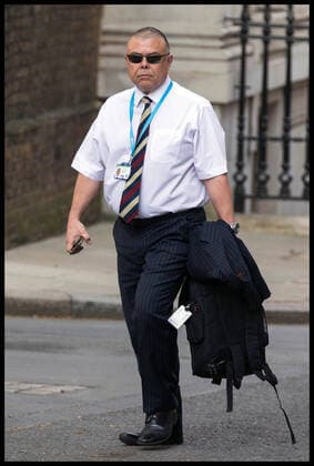 . 10 04 2020. London, United Kingdom. Coronavirus Briefing In Downing Street. Professor Jonathan Van Tam, deputy chief medical officer for England, arrives in Downing Street ahead of Covid-19 briefing.  xMartynxWheatleyx xi-Imagesx IIM-21010-0004