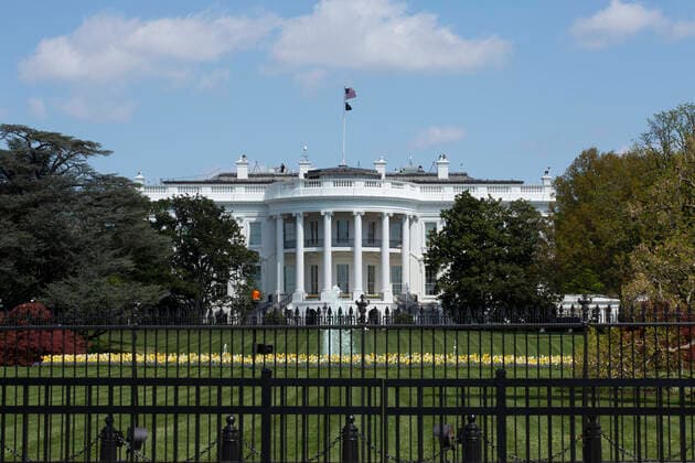April 11, 2020, Washington, District of Columbia, USA: The White House is seen in Washington D.C. Washington USA - ZUMAxter 20200411_mda_s152_279 Copyright: xStefanixReynoldsx
