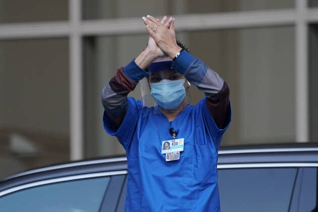 April 11, 2020, New York, NY, USA: Mount Sinai West on April, 11, 2020 in New York. New York USA - ZUMAb148 20200411_zap_b148_110 Copyright: xBryanxSmithx