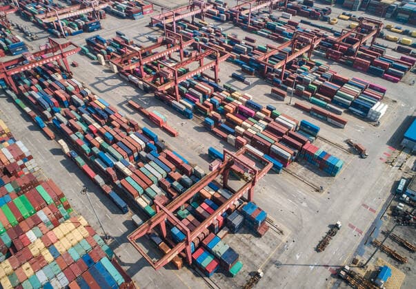 (200412) -- WUHAN, April 12, 2020 -- Aerial photo taken on April 12, 2020 shows a view of the Yangluo Port in Wuhan, central China s Hubei Province. Wuhan, the megacity in central China, lifted outbound travel restrictions from April 8 after almost 11 weeks of lockdown to stem the spread of COVID-19. The cargos piled up at ports due to the COVID-19 pandemic have also been shipping away since the water ports in Wuhan resumed operation. ) CHINA-HUBEI-WUHAN-SHIPPING (CN) XiaoxYijiu 