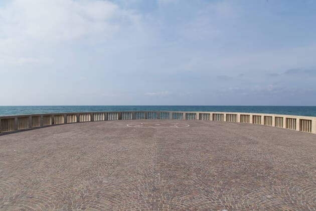 Rome: Empty beaches at Ostia on Easter Monday On Easter Monday, April 13, 2020, during the lockdown for the Covid-19 pandemic, in Ostia, near Rome, the beaches, which in recent years were full of people, today are empty Roma Italy Copyright: MatteoxNardone
