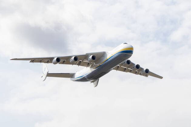 LOTNISKO CHOPINA, WARSZAWA 14.04.2020 ANTONOV AN-225 MRIJA W WARSZAWIE NZ ANTONOW AN-225 MRIJA Pawel Pietranik NEWSPIX.pl --- Newspix.pl The largest aircraft in the world Antonov 225 landed in Warsaw with masks and medical equipment from China  PIETRANIK140420_003