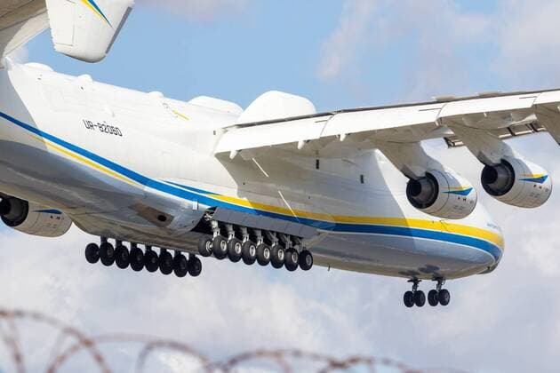 LOTNISKO CHOPINA, WARSZAWA 14.04.2020 ANTONOV AN-225 MRIJA W WARSZAWIE NZ ANTONOW AN-225 MRIJA Pawel Pietranik NEWSPIX.pl --- Newspix.pl The largest aircraft in the world Antonov 225 landed in Warsaw with masks and medical equipment from China  PIETRANIK140420_026