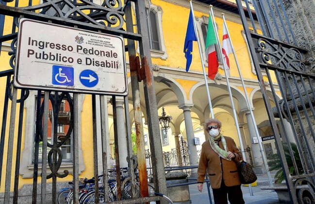 Milan, Pio Albergo Trivulzio, with coronavirus emergency Editorial Usage Only  Copyright: xMaurizioxMaulex xIPAx