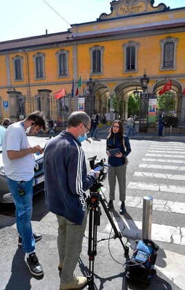 Milan, Pio Albergo Trivulzio, with coronavirus emergency Editorial Usage Only  Copyright: xMaurizioxMaulex xIPAx