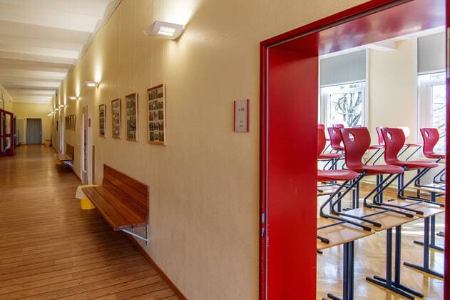 The classrooms of the Gymnasium Am Markt in Achim are still abandoned after the holidays, Achim Copyright: xBjörnxHakex