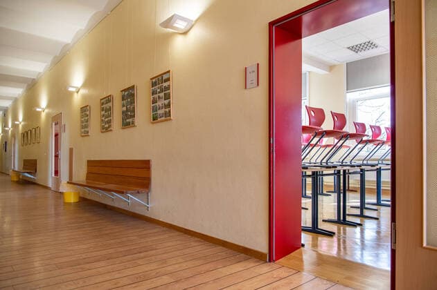 The classrooms of the Gymnasium Am Markt in Achim are still abandoned after the holidays, Achim Copyright: xBjörnxHakex