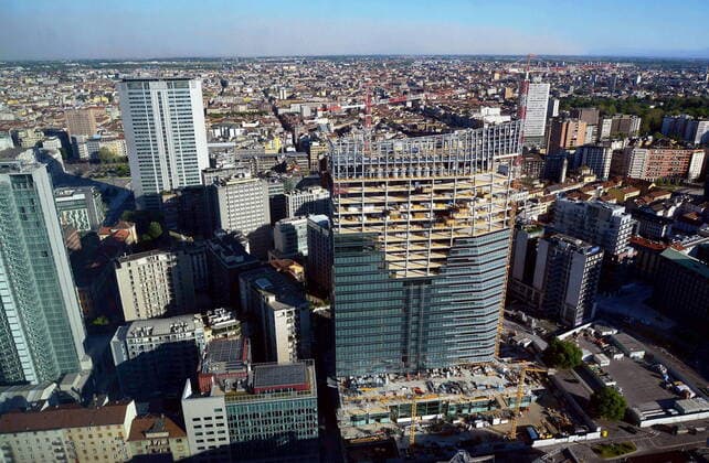 Milan, nice weather panoramas of Milan in the time of coronavirus (Maurizio Maule Fotogramma, Milan - 2020-04-14) p.s. la foto e utilizzabile nel rispetto del contesto in cui e stata scattata, e senza intento diffamatorio del decoro delle persone rappresentate  Copyright: xMaurizioxMaulex xFOTOGRAMMAx