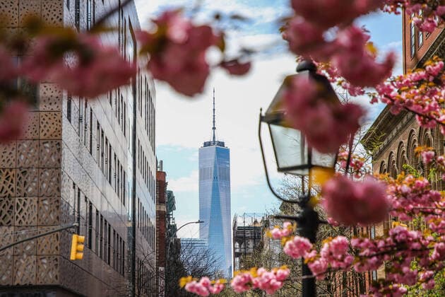April 14, 2020, New York, NEW YORK, EUA: Movement in Washington Square Park in the spring of New York during the Coronavirus COVID-19 pandemic in the United States. New York EUA - ZUMAc233 47189227st Copyright: xVanessaxCarvalhox