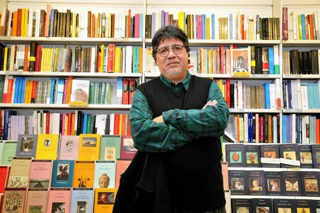 Luis Sepulveda, Chilean writer, photographed in Rome (Roberto Cano Fotogramma, Rome - 2019-05-16) ps the photo can be used in respect of the context in which it was taken, and without defamatory intent of the decorum of the people represented (Roberto Cano Fotogramma, Foto Repertoire - 2020-04-16) p.s. la foto e utilizzabile nel rispetto del contesto in cui e stata scattata, e senza intento diffamatorio del decoro delle persone rappresentate  Copyright: xRobertoxCano x xFOTOGRAMMAx
