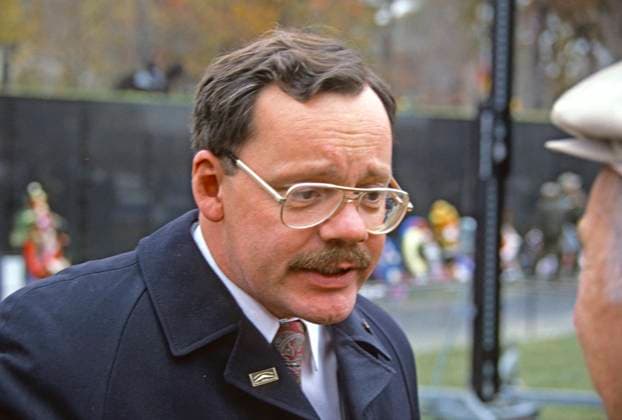 November 11, 1992, Washington, District of Columbia, USA: Terry Anderson, former hostage and Vietnam Veteran at the Vietnam Veterans Memorial in commemoration of Veterans Day and the 10th Anniversary of the memorial in Washington, DC on Wednesday, November 11, 1992..Photos by CNP Washington USA - ZUMAs152 19921111_zaa_s152_008 Copyright: xHowardxL.xSachsx