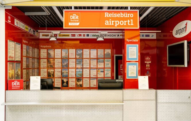 Düsseldorf Airport Düsseldorf, 18 04 2020 Empty travel market DER Touristik Düsseldorf Airport