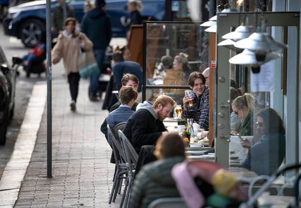 Daily life amid the coronavirus disease COVID 19 outbreak, in central Stockholm, Sweden, on April 20, 2020 Stockholm SWEDEN x10040x,  Copyright: xAndersxWiklund TTx SWEDEN DAILY LIFE CORONA