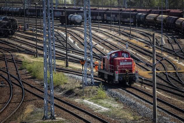 Goods station in Senftenberg, 21 04 2020 Senftenberg Germany Copyright: xFlorianxGaertner photothek.netx