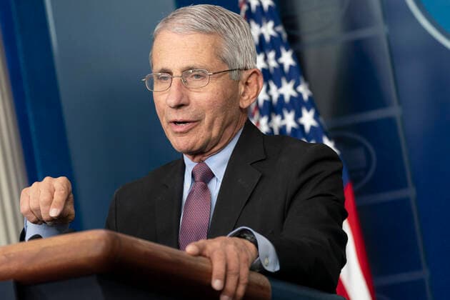 April 22, 2020, Washington, DC, United States of America: Director of the National Institute of Allergy and Infectious Diseases Dr. Anthony Fauci, responds to a reporters question during a coronavirus update briefing in the Briefing Room of the White House April 22, 2020 in Washington, DC. Washington United States of America - ZUMAp138 20200422_zaa_p138_020 Copyright: xShealahxCraighead WhitexHousex