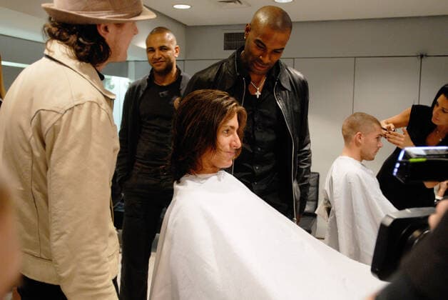 MAKE ME A SUPERMODEL, model Frankie Godoy, host Tyson Beckford, model Perry Ullmann, New Look , (Season 1, Episode 102), 2008-. Photo: Barbara Nitke Bravo Courtesy: Everett Collection Bravo TV Courtesy Everett Collection !ACHTUNG AUFNAHMEDATUM GESCHÃ„TZT! PUBLICATIONXNOTxINxCANxCHNxFRAxITAxJPNxNORxPOLxRUSxESPxUKxUSA Copyright: xBravoxTV CourtesyxEverettxCollectionx TCDMAME EC051