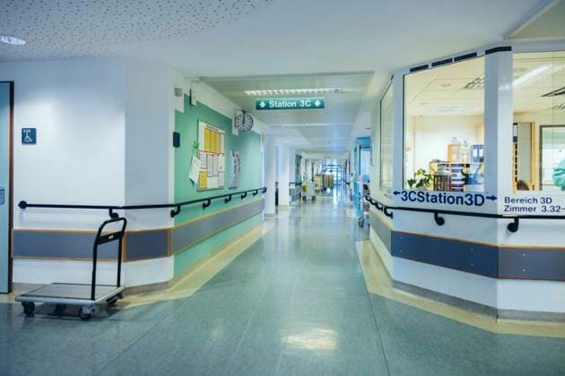 Empty ward in hospital property released MFF05362