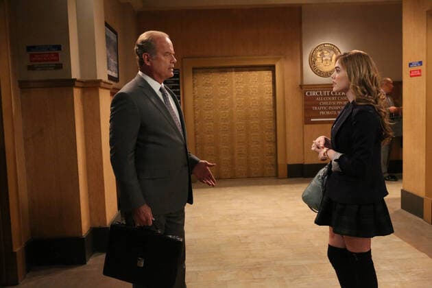 PARTNERS, l-r: Kelsey Grammer, McKaley Miller in They Come Together (Season 1, Episode 1, aired August 4, 2014). ph: Byron Cohen FX courtesy Everett Collection FX Networks Courtesy Everett Collection !ACHTUNG AUFNAHMEDATUM GESCHÃ„TZT! PUBLICATIONXNOTxINxCANxCHNxFRAxITAxJPNxNORxPOLxRUSxESPxUKxUSA Copyright: xFXxNetworks CourtesyxEverettxCollectionx TCDPART EC008